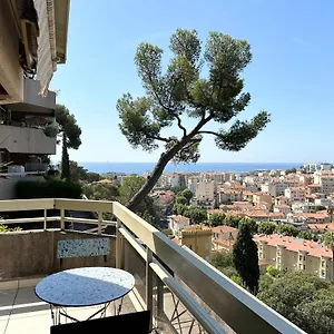  Apartment Nice, Grand Studio - Piscine - Terrasse Vue Mer